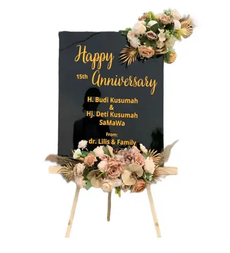 Papan Bunga Akrilik Pandawan